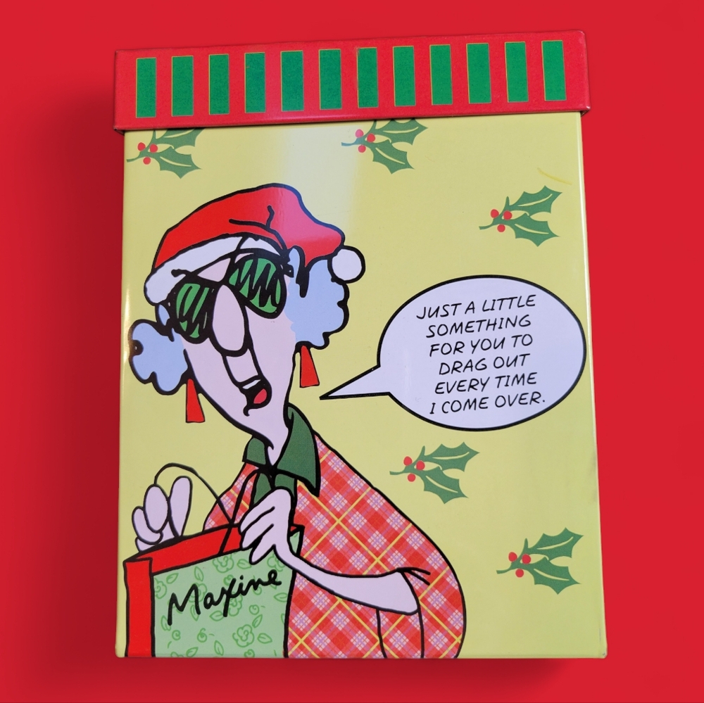 Maxine shopping bag metal tin